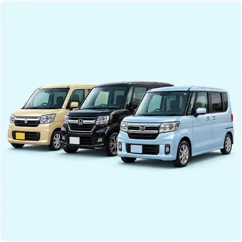 買取強化中の軽自動車(ホンダN-BOX・ダイハツ タント・スズキ スペーシア・ワゴンR)