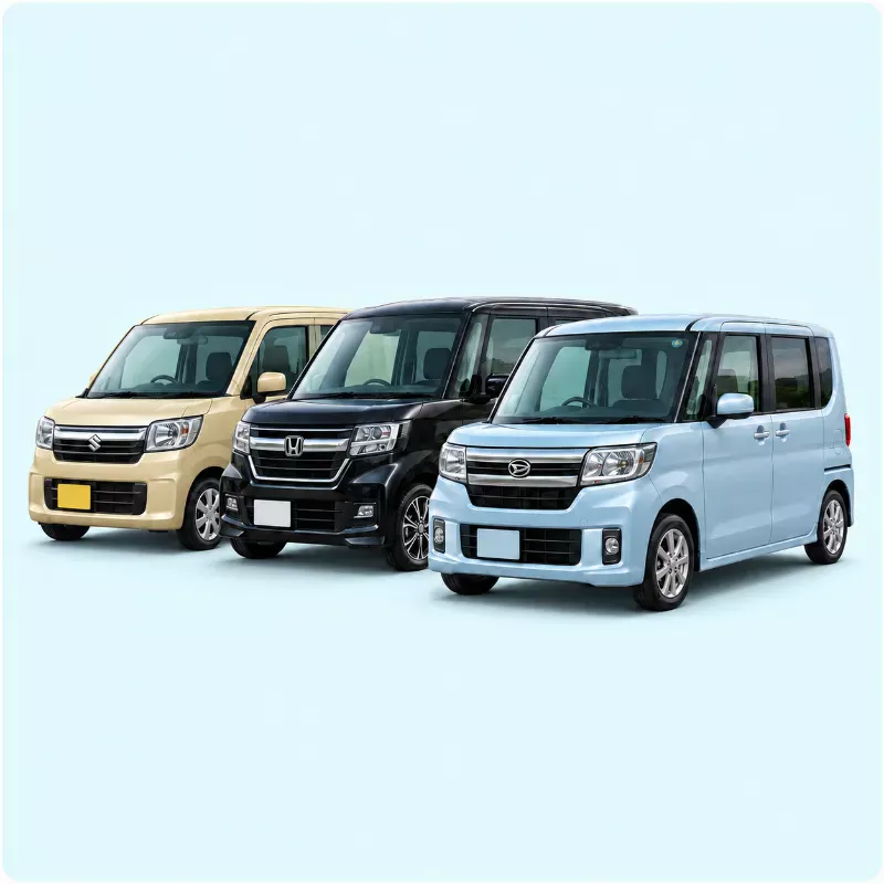 買取強化中の軽自動車(ホンダN-BOX・ダイハツ タント・スズキ スペーシア・ワゴンR)