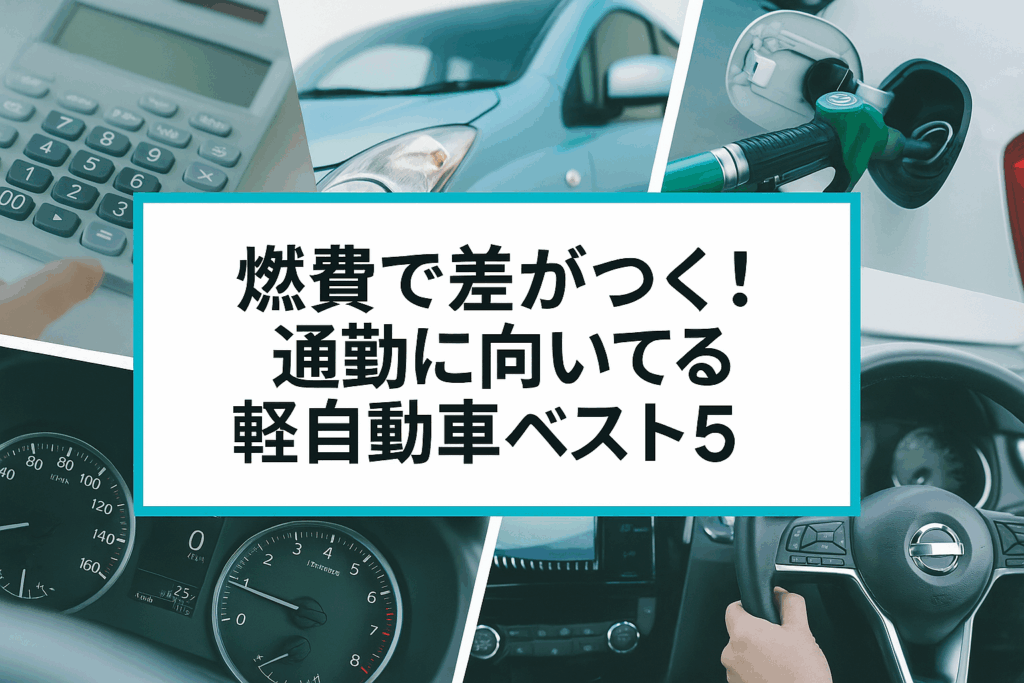 燃費で差がつく！通勤に向いてる軽自動車ベスト5