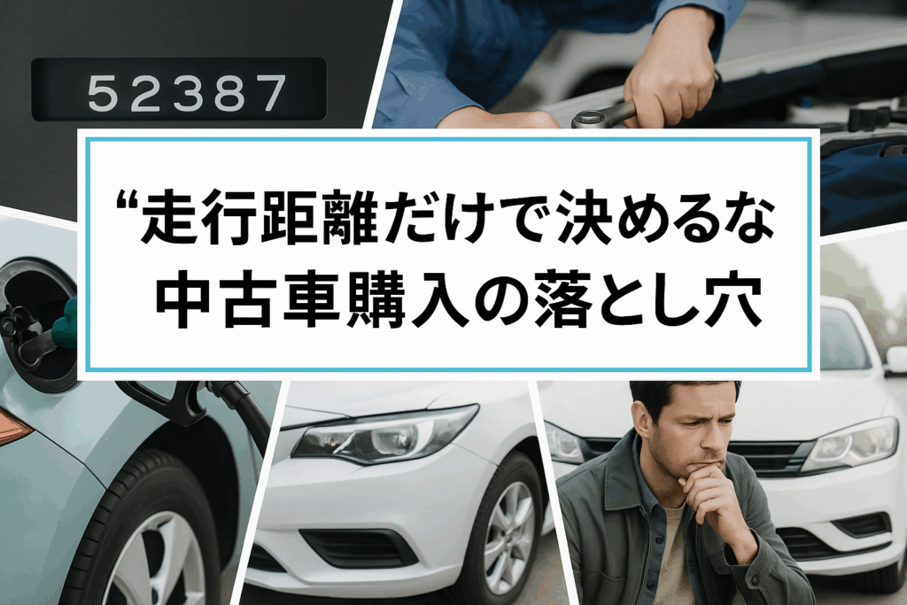 “走行距離だけで決めるな”　中古車購入の落とし穴