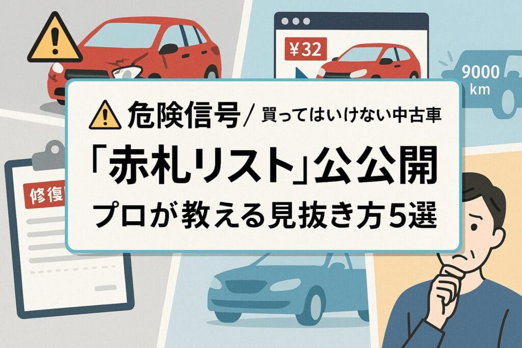 危険信号⚠️買ってはいけない中古車“赤札リスト”公開　プロが教える見抜き方5選