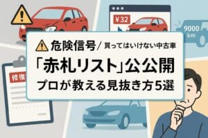 危険信号⚠️買ってはいけない中古車“赤札リスト”公開　プロが教える見抜き方5選