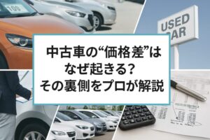 中古車の“価格差”はなぜ起きる？その裏側をプロが解説
