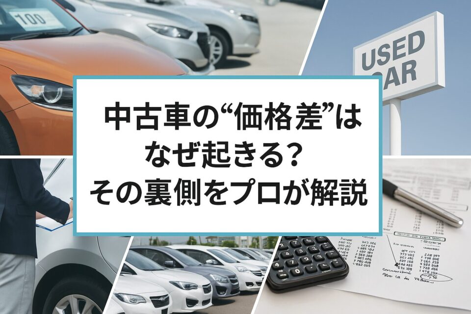 中古車の“価格差”はなぜ起きる？その裏側をプロが解説