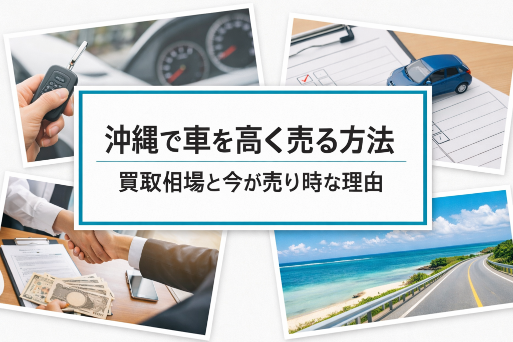 沖縄で車を高く売る方法｜買取相場と今が売り時な理由