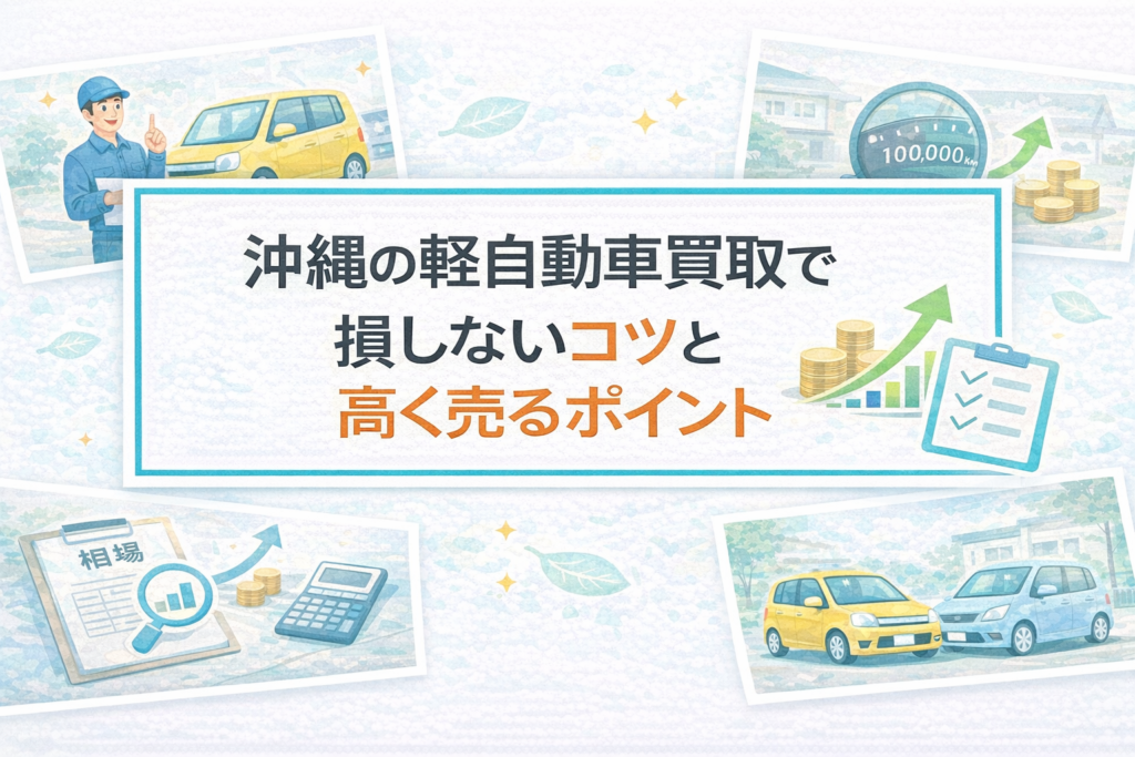 沖縄の軽自動車買取で損しないコツと高く売るポイント