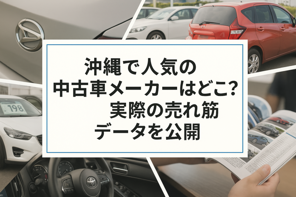 沖縄で人気の中古車メーカーはどこ？実際の売れ筋データを公開