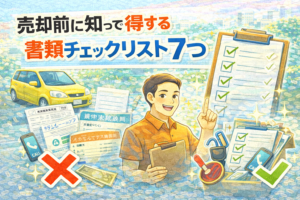 売却前に知って得する 書類チェックリスト7つ（沖縄・那覇の軽自動車オーナー向け）