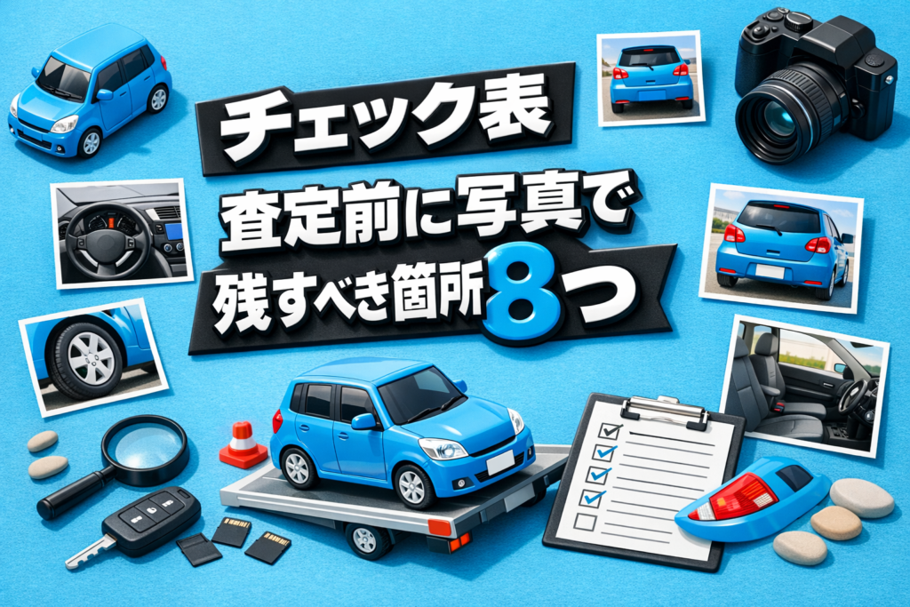 チェック表 査定前に写真で残すべき箇所8つ