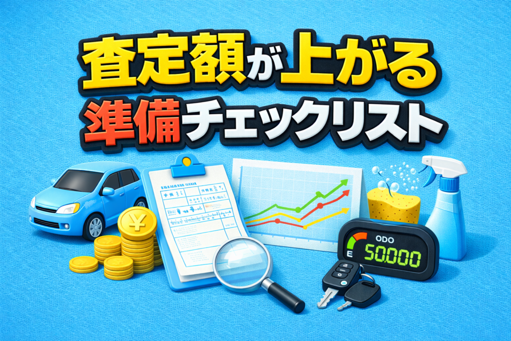 査定額が上がる準備チェックリスト