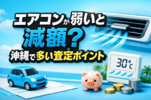 エアコンが弱いと減額？沖縄で多い査定ポイント