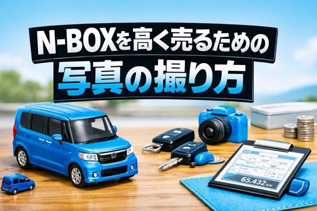 N-BOXを高く売るための写真の撮り方