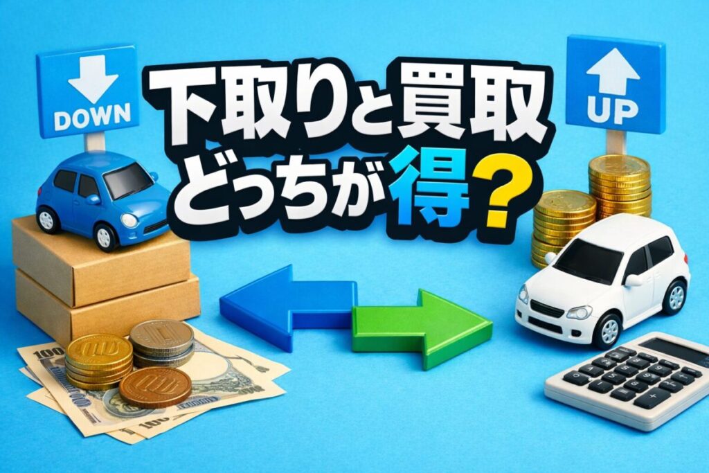 下取りと買取どっちが得？