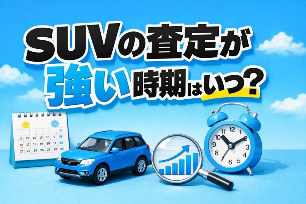 SUVの査定が強い時期はいつ?