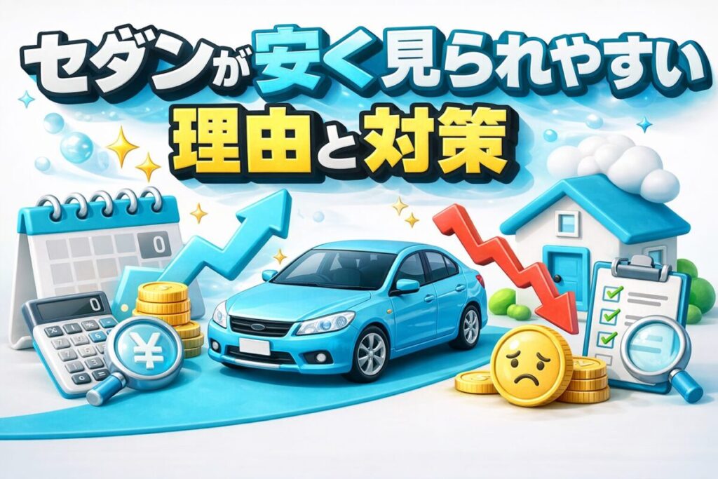セダンが安く見られやすい理由と対策