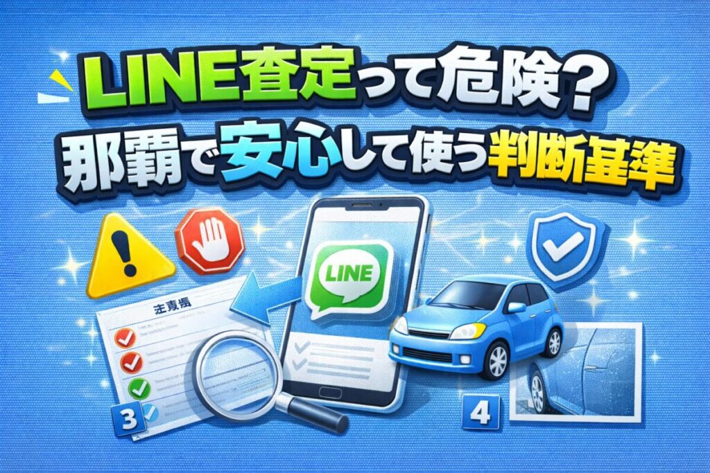 LINE査定って危険?那覇で安心して使う判断基準