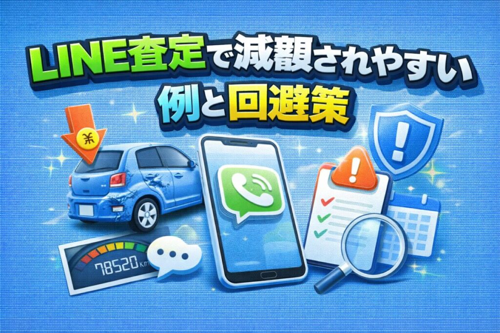 LINE査定で減額されやすい例と回避策