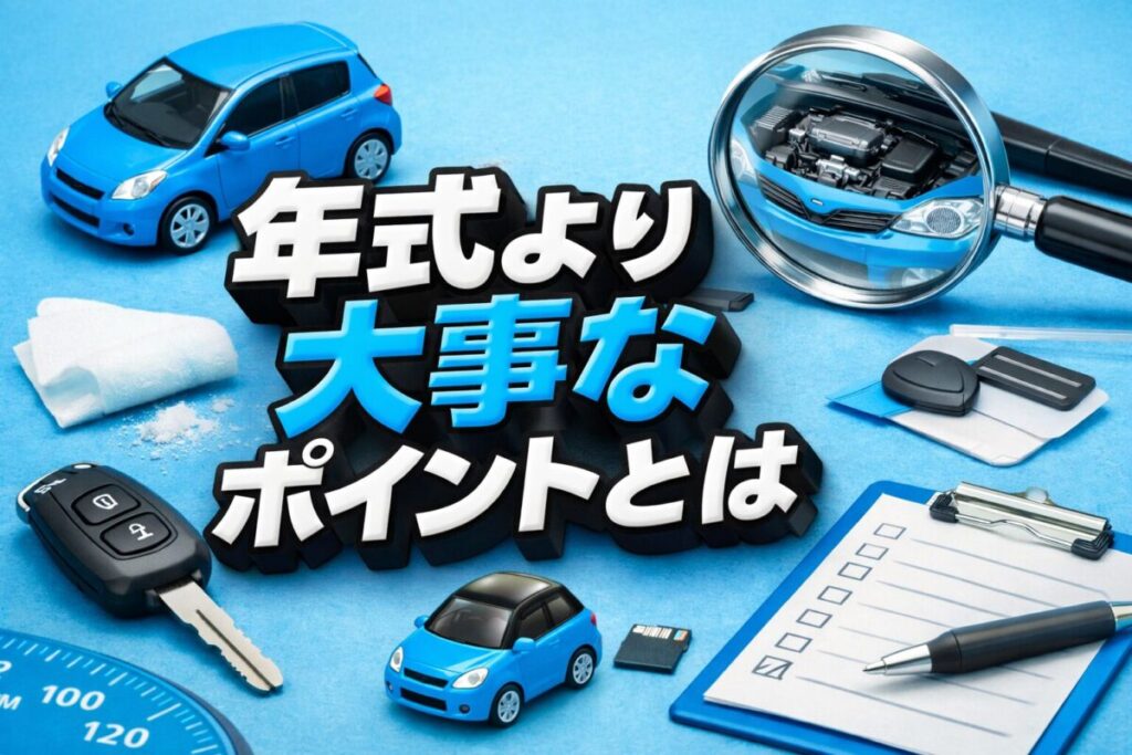 年式より大事なポイントとは
