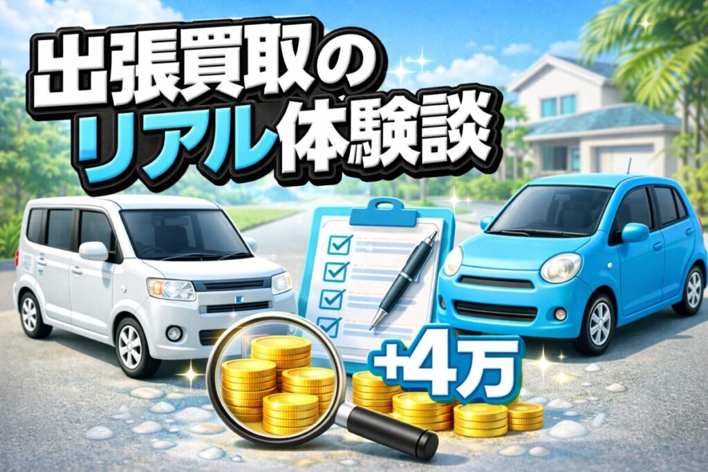 出張買取のリアル体験談