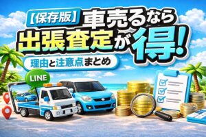 沖縄で車売るなら出張査定が得！理由と注意点まとめ