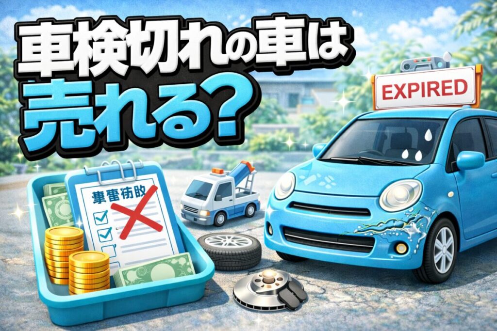 車検切れの車は売れる？