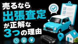 売るなら出張査定が正解な3つの理由