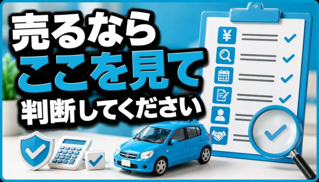 売るならここを見て判断してください