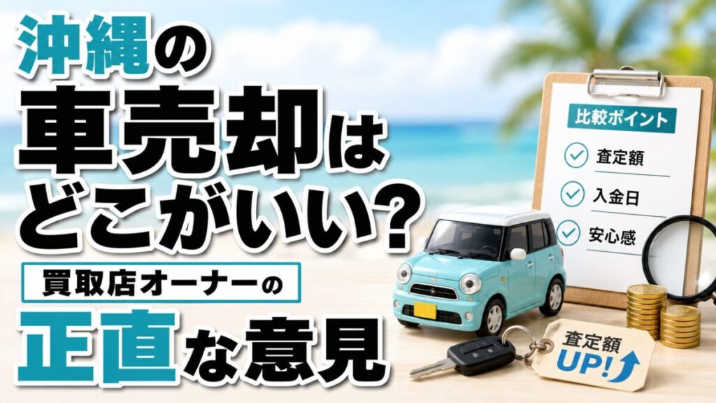 沖縄の車売却はどこがいい?買取店オーナーの正直な意見
