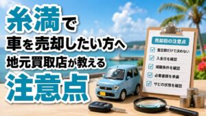 糸満で車を売却したい方へ|地元買取店が教える注意点