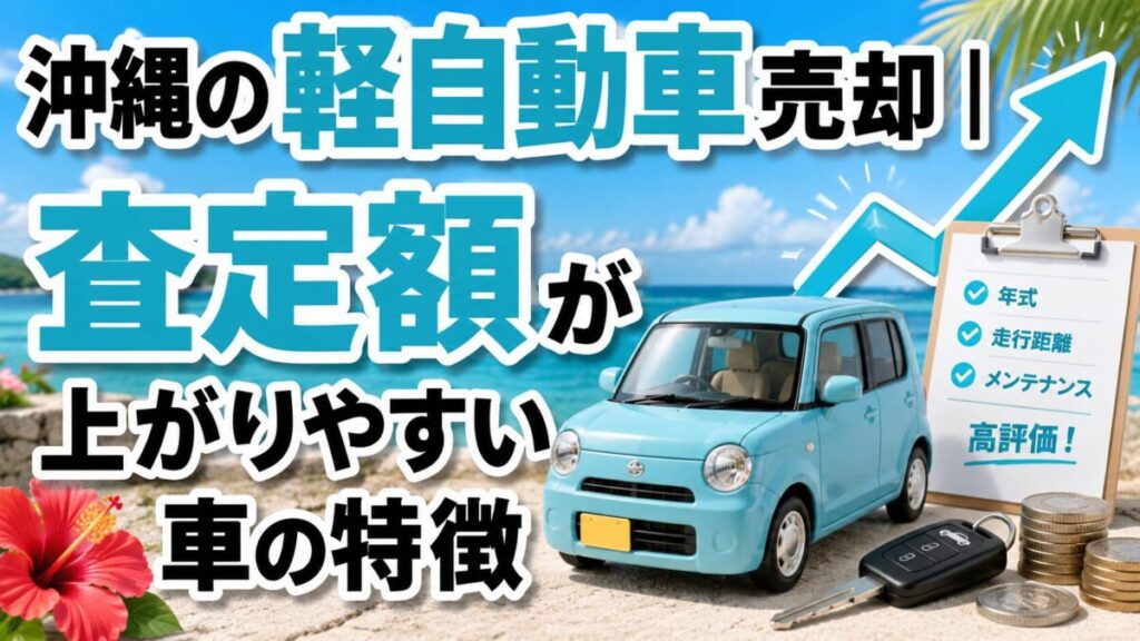 沖縄の軽自動車売却｜査定額が上がりやすい車の特徴
